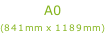 A0 (841mm x 1189mm)
